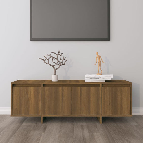 NNEVL TV Cabinet Brown Oak 120x30x40.5 cm Engineered Wood