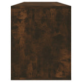 NNEVL TV Cabinet Smoked Oak 130x35x50 cm Chipboard