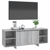 NNEVL TV Cabinet Grey Sonoma 130x35x50 cm Chipboard