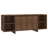 NNEVL TV Cabinet Brown Oak 130x35x50 cm Chipboard