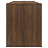 NNEVL TV Cabinet Brown Oak 130x35x50 cm Chipboard