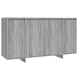 NNEVL Sideboard Grey Sonoma 135x41x75 cm Engineered Wood