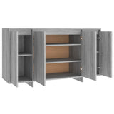 NNEVL Sideboard Grey Sonoma 135x41x75 cm Engineered Wood