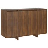 NNEVL Sideboard Brown Oak 120x41x75 cm Chipboard