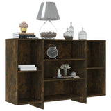 NNEVL Sideboard Smoked Oak 120x30x75 cm Engineered Wood