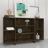 NNEVL Sideboard Smoked Oak 120x30x75 cm Engineered Wood