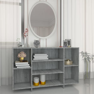 NNEVL Sideboard Grey Sonoma 120x30x75 cm Engineered Wood