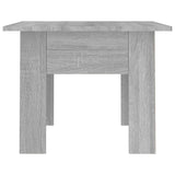 NNEVL Coffee Table Grey Sonoma 55x55x42 cm Engineered Wood