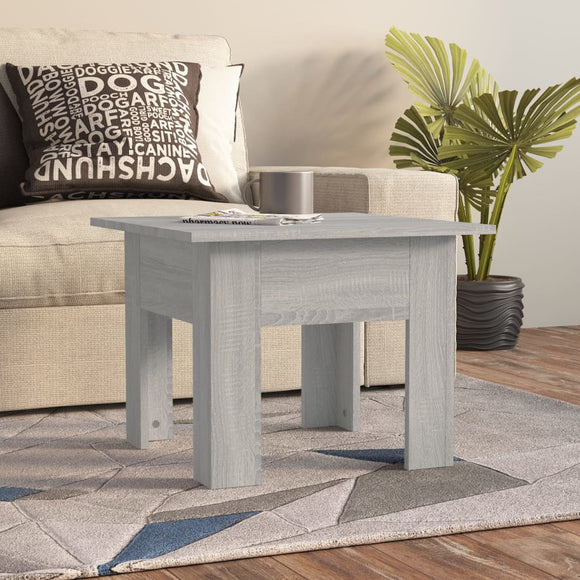 NNEVL Coffee Table Grey Sonoma 55x55x42 cm Engineered Wood