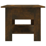 NNEVL Coffee Table Smoked Oak 102x55x42 cm Chipboard