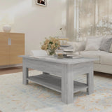 NNEVL Coffee Table Grey Sonoma 102x55x42 cm Chipboard