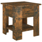 NNEVL Coffee Table Smoked Oak 40x40x42 cm Engineered Wood