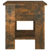 NNEVL Coffee Table Smoked Oak 40x40x42 cm Engineered Wood