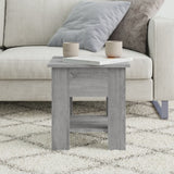 NNEVL Coffee Table Grey Sonoma 40x40x42 cm Engineered Wood
