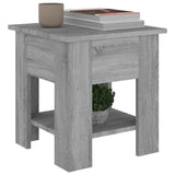NNEVL Coffee Table Grey Sonoma 40x40x42 cm Engineered Wood