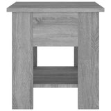 NNEVL Coffee Table Grey Sonoma 40x40x42 cm Engineered Wood