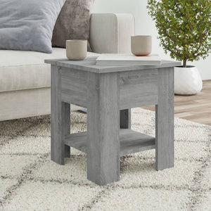 NNEVL Coffee Table Grey Sonoma 40x40x42 cm Engineered Wood
