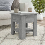 NNEVL Coffee Table Grey Sonoma 40x40x42 cm Engineered Wood