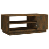 NNEVL Coffee Table Smoked Oak 102x55x43 cm Chipboard