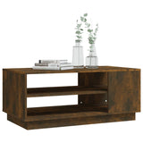 NNEVL Coffee Table Smoked Oak 102x55x43 cm Chipboard