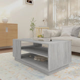 NNEVL Coffee Table Grey Sonoma 102x55x43 cm Chipboard