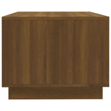 NNEVL Coffee Table Brown Oak 102x55x43 cm Chipboard