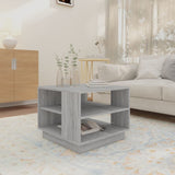 NNEVL Coffee Table Grey Sonoma 55x55x43 cm Chipboard