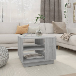 NNEVL Coffee Table Grey Sonoma 55x55x43 cm Chipboard