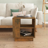 NNEVL Coffee Table Smoked Oak 40x40x43 cm Engineered Wood