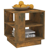 NNEVL Coffee Table Smoked Oak 40x40x43 cm Engineered Wood