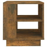 NNEVL Coffee Table Smoked Oak 40x40x43 cm Engineered Wood