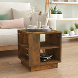 NNEVL Coffee Table Smoked Oak 40x40x43 cm Engineered Wood