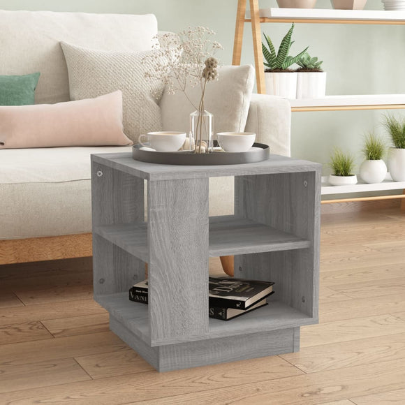 NNEVL Coffee Table Grey Sonoma 40x40x43 cm Engineered Wood