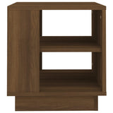 NNEVL Coffee Table Brown Oak 40x40x43 cm Engineered Wood