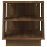NNEVL Coffee Table Brown Oak 40x40x43 cm Engineered Wood
