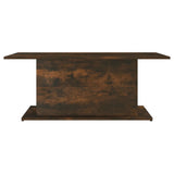 NNEVL Coffee Table Smoked Oak 102x55.5x40 cm Chipboard
