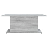 NNEVL Coffee Table Grey Sonoma 102x55.5x40 cm Chipboard