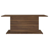 NNEVL Coffee Table Brown Oak 102x55.5x40 cm Chipboard