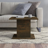 NNEVL Coffee Table Smoked Oak 55.5x55.5x40 cm Chipboard