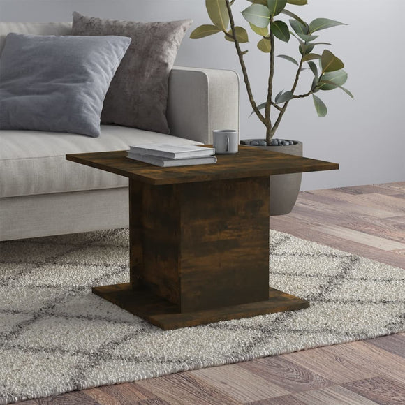 NNEVL Coffee Table Smoked Oak 55.5x55.5x40 cm Chipboard