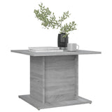 NNEVL Coffee Table Grey Sonoma 55.5x55.5x40 cm Chipboard