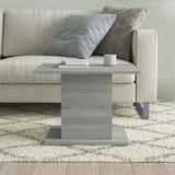 NNEVL Coffee Table Grey Sonoma 55.5x55.5x40 cm Chipboard