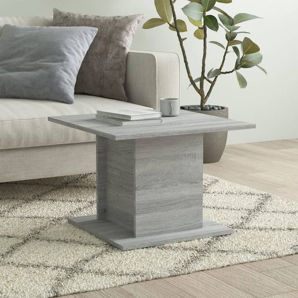 NNEVL Coffee Table Grey Sonoma 55.5x55.5x40 cm Chipboard