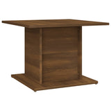 NNEVL Coffee Table Brown Oak 55.5x55.5x40 cm Chipboard