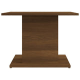 NNEVL Coffee Table Brown Oak 55.5x55.5x40 cm Chipboard