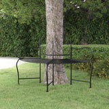 NNEVL Tree Bench 150 cm Black Steel