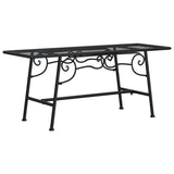 NNEVL Tree Bench 110 cm Black Steel