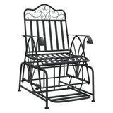 NNEVL Glider Bench 61 cm Black Steel