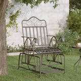 NNEVL Glider Bench 61 cm Black Steel
