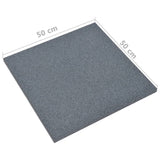 NNEVL Fall Protection Tiles 12 pcs Rubber 50x50x3 cm Grey
